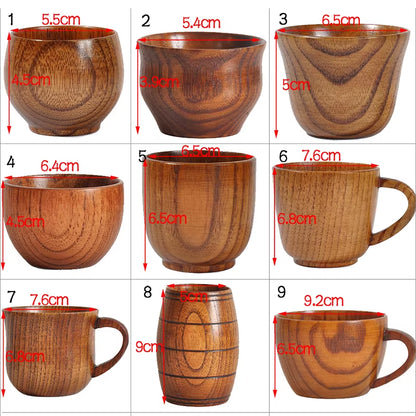 Retro Wooden Cup 