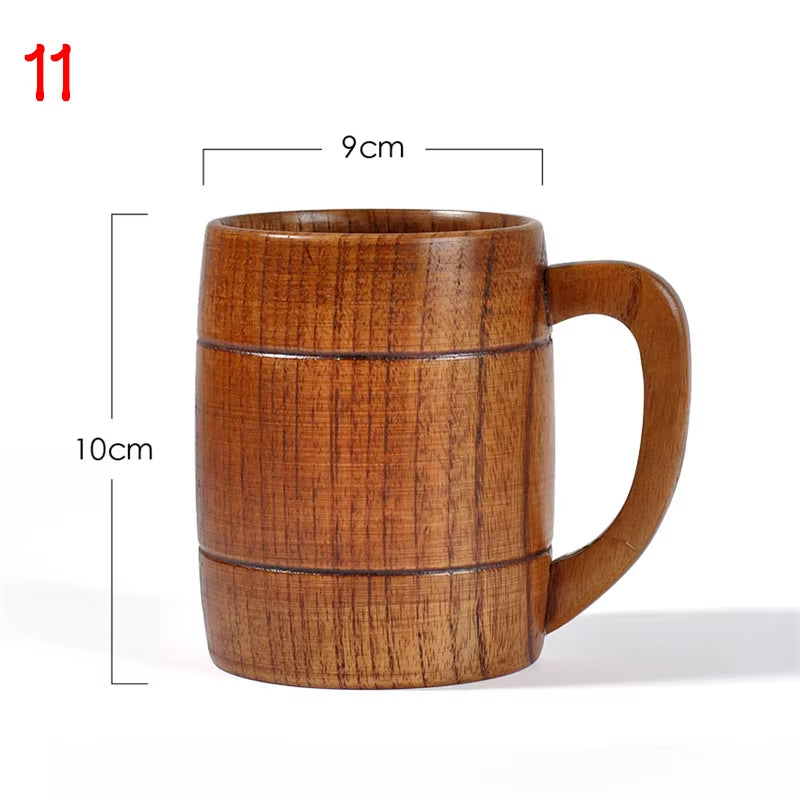 Retro Wooden Cup 