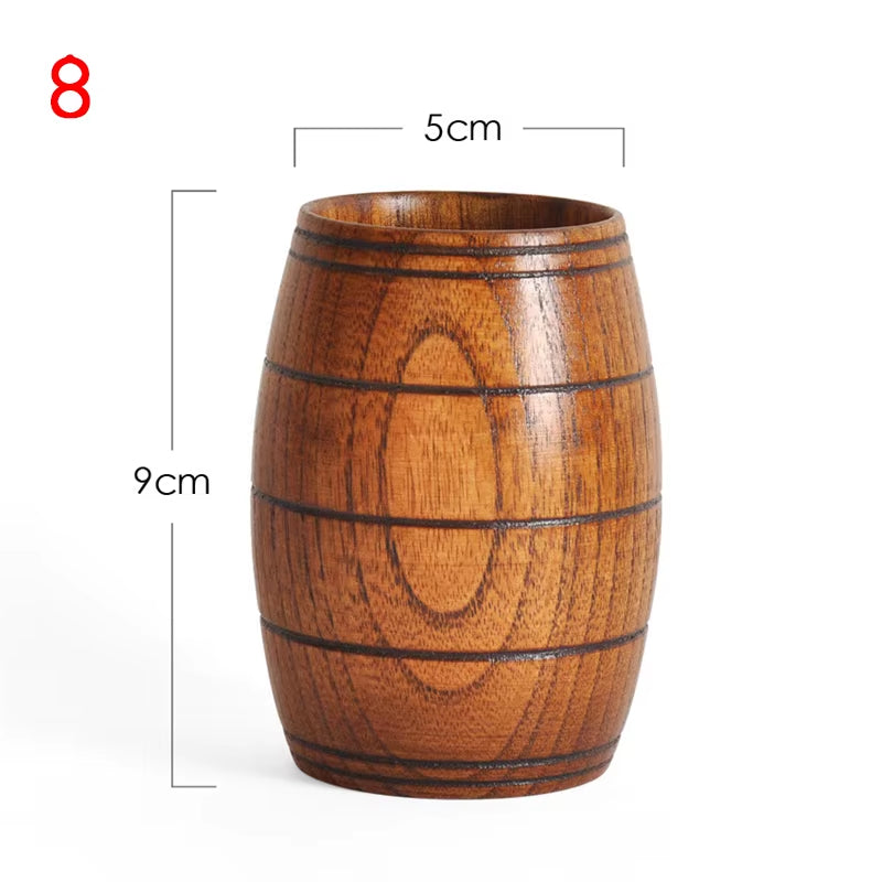 Retro Wooden Cup 