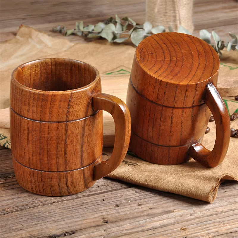 Retro Wooden Cup 