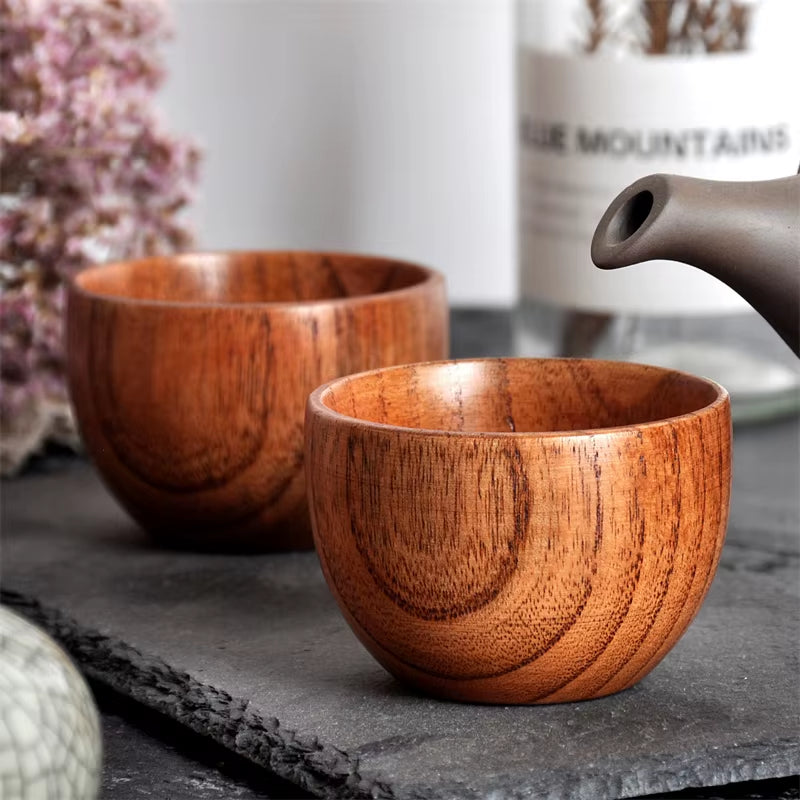 Retro Wooden Cup 