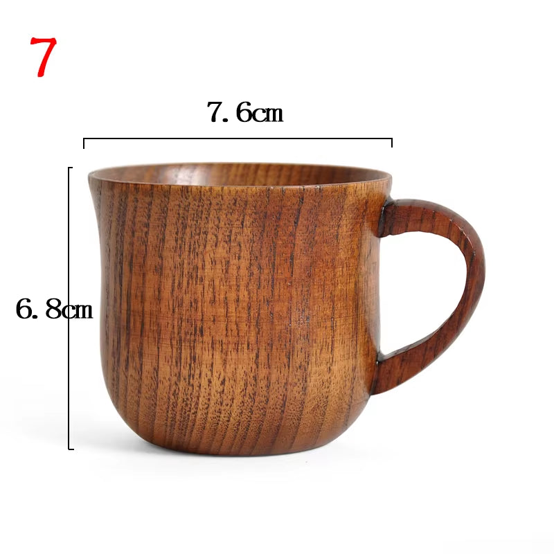 Retro Wooden Cup 