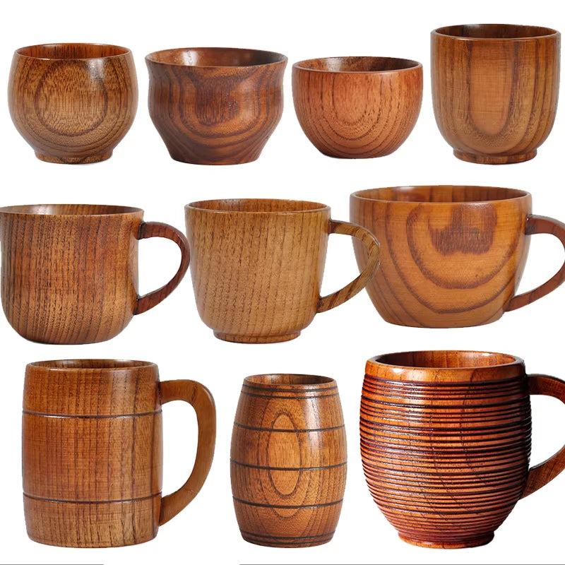 Retro Wooden Cup 