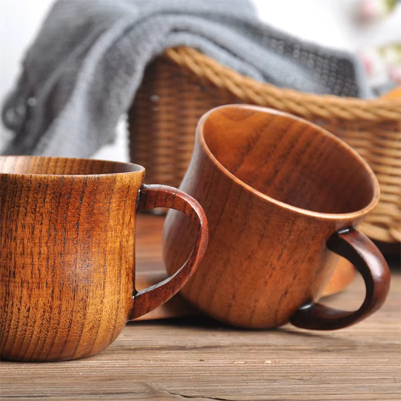 Retro Wooden Cup 