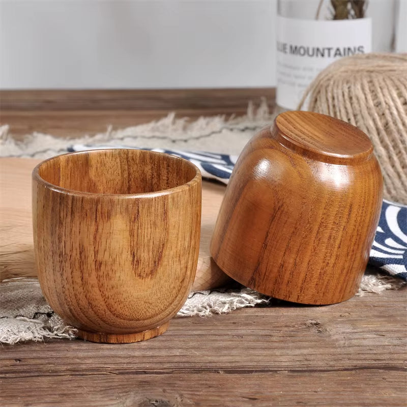 Retro Wooden Cup 