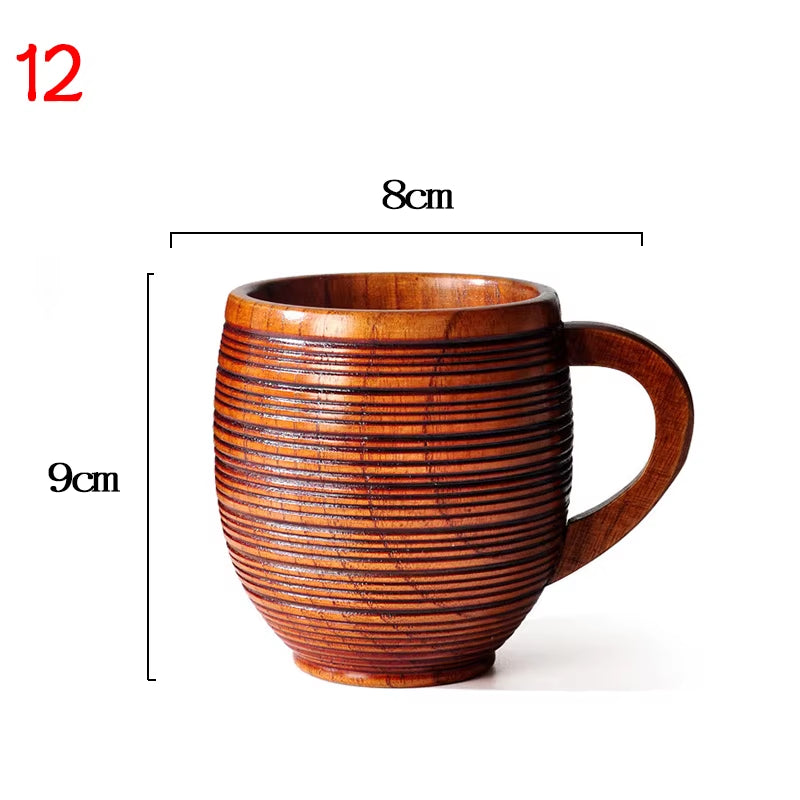 Retro Wooden Cup 